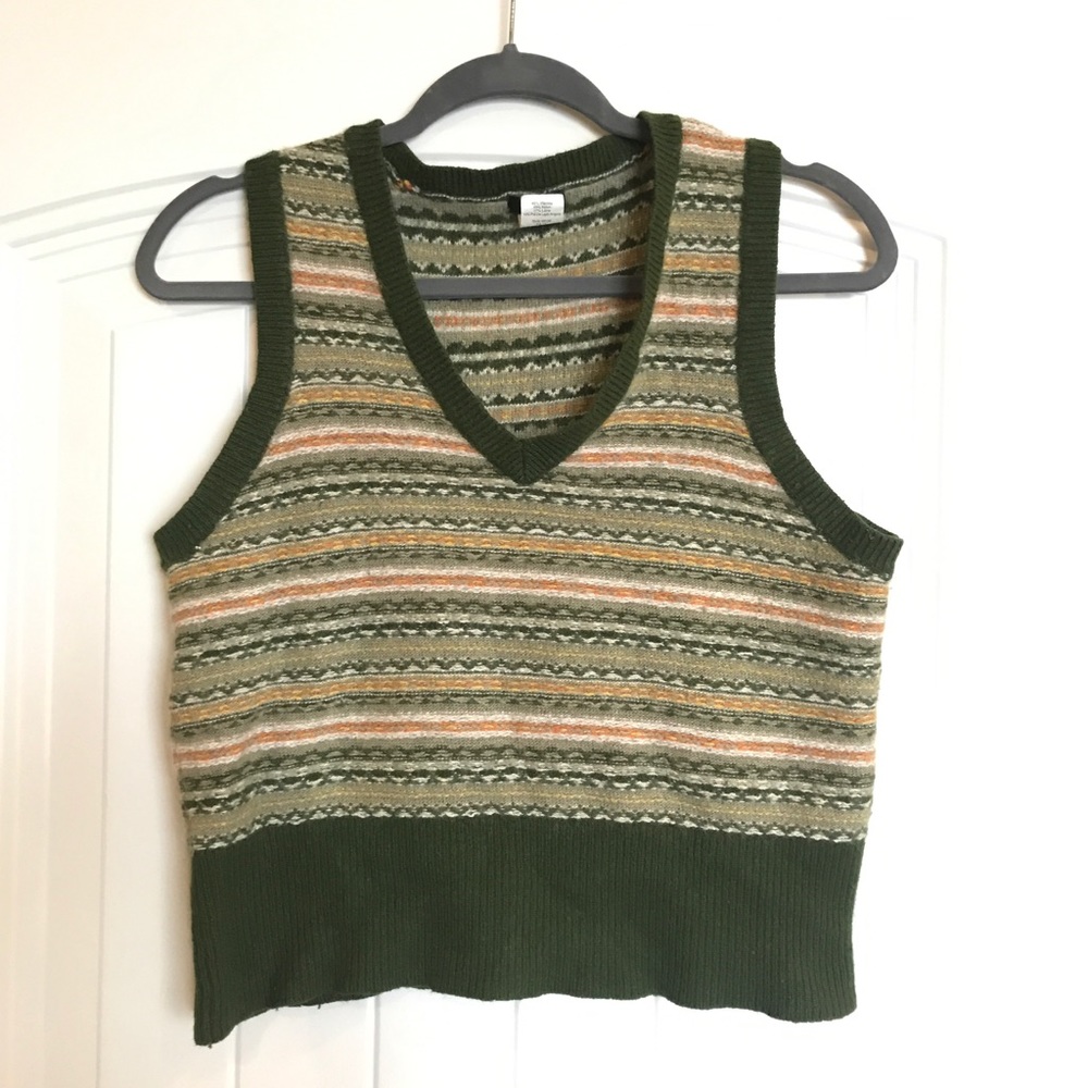 J. Crew Dream Fair Isle Sweater Vest, L